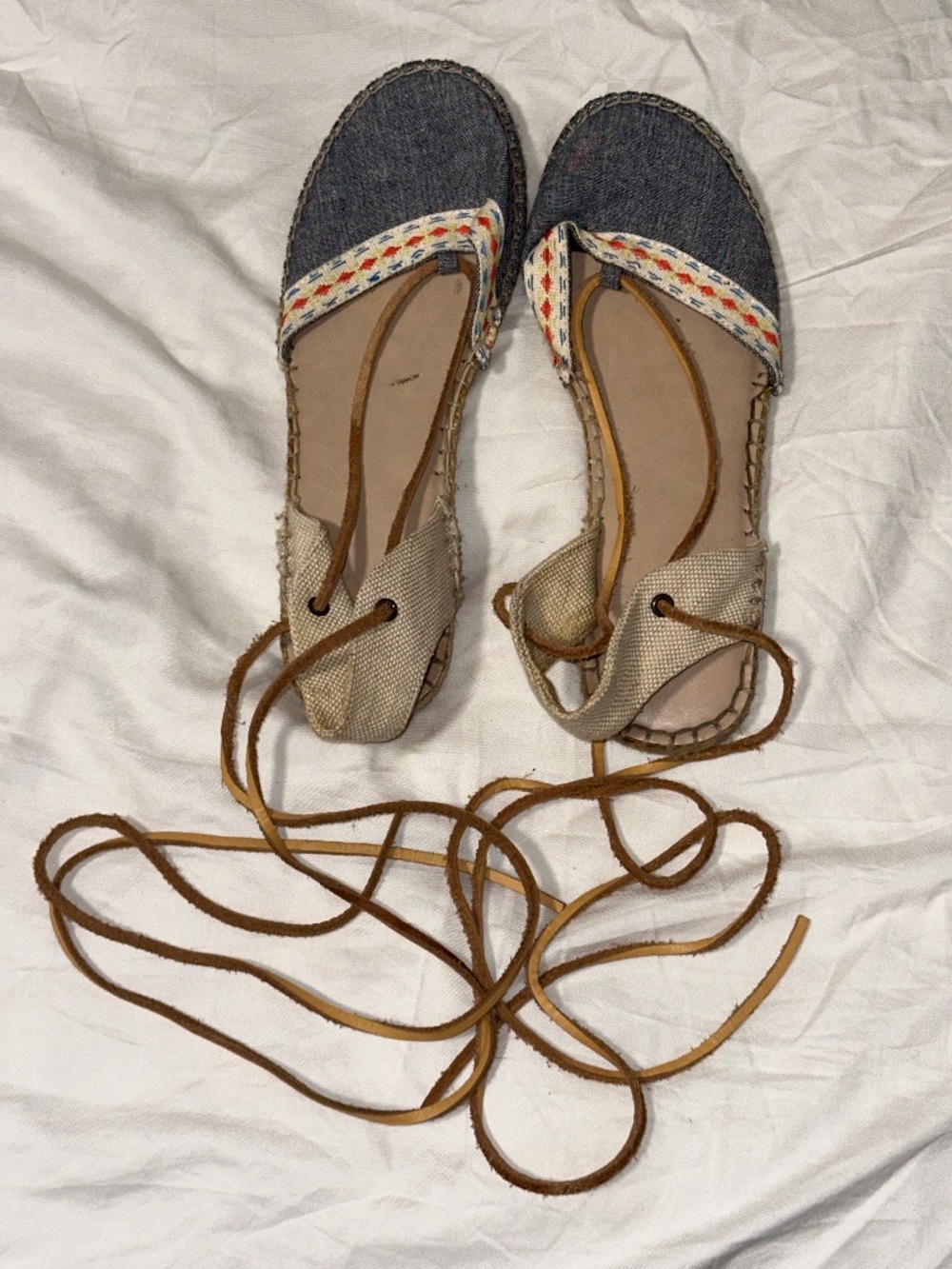 Lace-Up Sandals Size 9 Women's